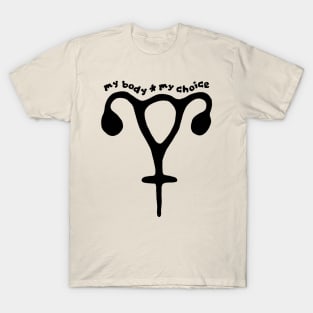 My Body My Choice Uterus T-Shirt